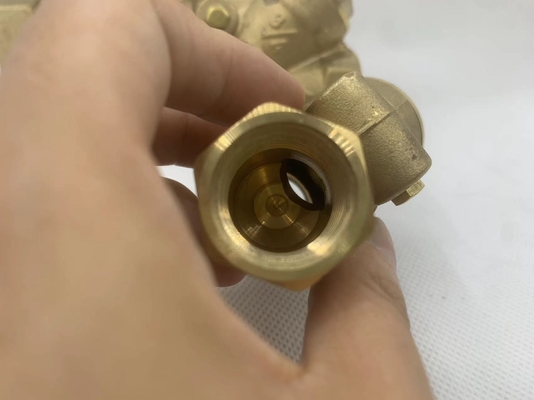 أنبوب مقاوم للضغط العالي من النحاس المصفوف بالنيكل المكسيك نوع Y سائل الصرف صمام الكرة الأرضية للمياه
