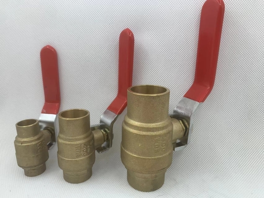 المكسيك بيع ساخن 1/2 بوصة الغاز النسائية الخيوط النحاس مزورة صمام الكرة مصفاة كاملة
