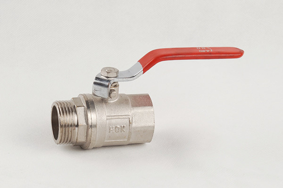 صمام الكرة النحاسية عالي القوة 25 مم الخيوط DN20-NPT Port Antiwear