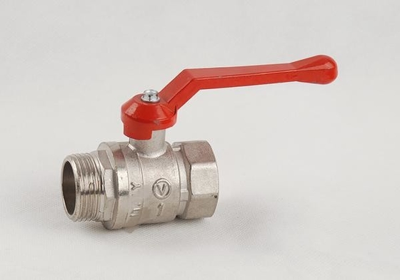 14mm ميناء قابل للقفل الاتحاد 3/8 النحاس الكرة صمام تعمل بالهواء المضغوط