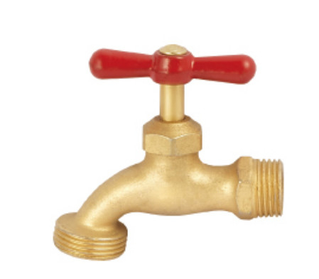 1/2 &quot;X 3/4&quot; طويل خيط نحاسي Bibcock صمام ماء صنبور للحوض