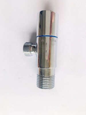 OEM كروم مطلي بزاوية نحاسية صمام زاوية 3/4 بوصة صمام زاوية مضاد للتسرب