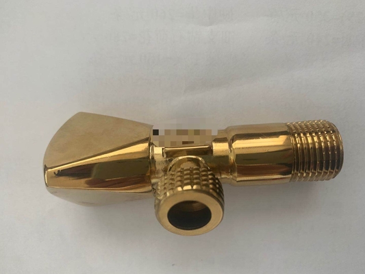 Antiwear 3 / 8inch صمام زاوية نحاسي لفوهة ماء المرحاض فترة حياة طويلة