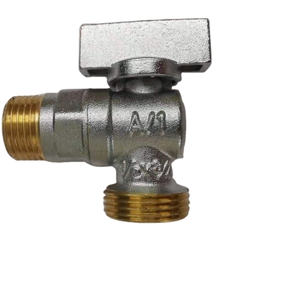 NPT الخيط صنبور زاوية صمام الكروم زاوية توقف الصمامات 3 / 8inch