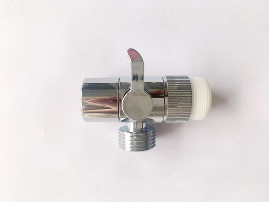 NPT الخيط صنبور زاوية صمام الكروم زاوية توقف الصمامات 3 / 8inch