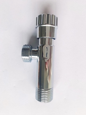 NPT الخيط صنبور زاوية صمام الكروم زاوية توقف الصمامات 3 / 8inch