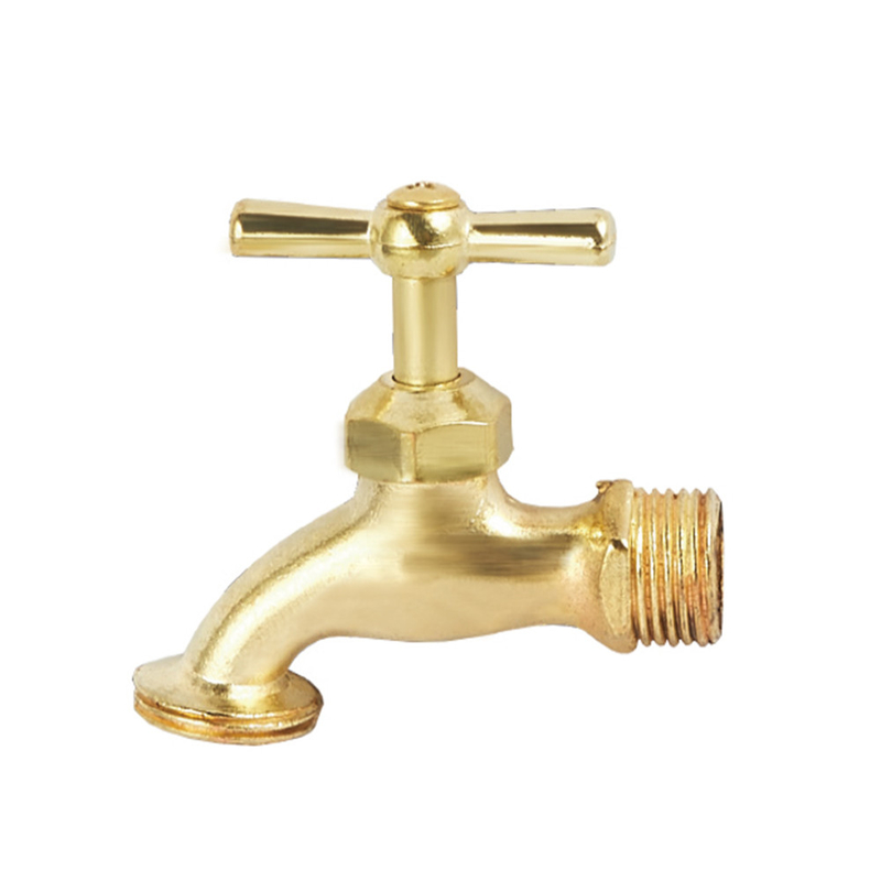 1/2 &quot;X 3/4&quot; طويل خيط نحاسي Bibcock صمام ماء صنبور للحوض